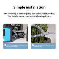 Smart Drip Self-Watering Irrigation Timer Kit 10M Solar-Powered Automatic Plant Watering System