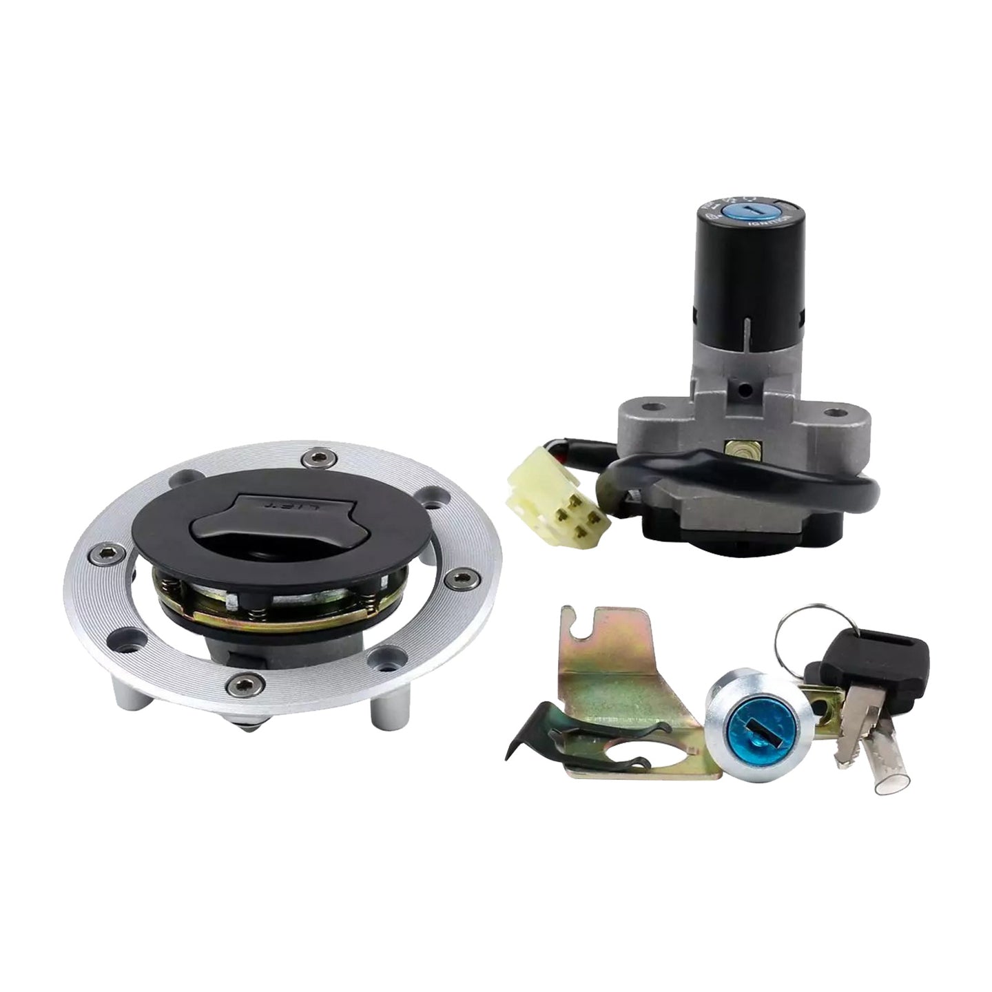 {{ Ignition Switch Fuel Gas Cap Lock Key Set Suitable for Suzuki GS500 2001–2012 }} - Buy Car Parts Online at {{ Kaka Auto Parts }}.