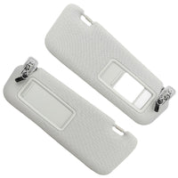 1 Pair Front Right & Left Sun Visors Gray Suitable For Mazda CX-9 2010-2015