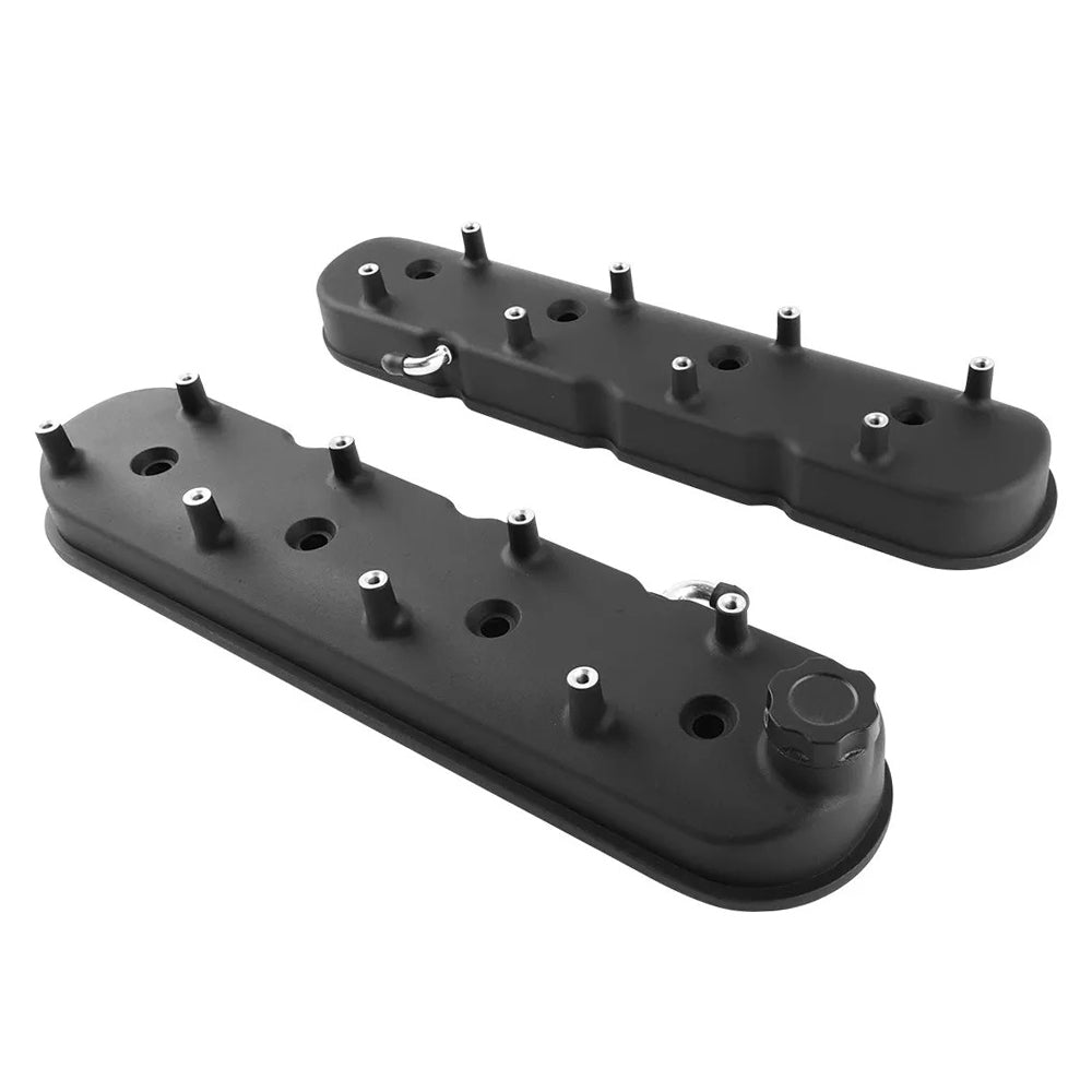 Cast Aluminium Valve Cover with Coil Mounts Suitable for LS LS1 LS2 LS3 LS6 LS7 Engine Valve Cover Black