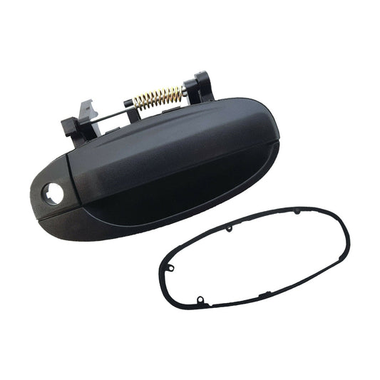 Front Outer Right Hand Door Handle Black Suitable For Holden Barina TK Hatch 2005-2011