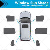 {{ Front Rear Port Window Magnetic Mesh Sun Shade Suitable for Toyota Corolla Cross }} - Buy Car Parts Online at {{ Kaka Auto Parts }}.