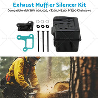{{ Exhaust Muffler Silencer Suitable For Stihl MS290 MS310 MS390 029 039 Chainsaw }} - Buy Car Parts Online at {{ Kaka Auto Parts }}.