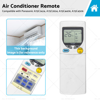 compare product Air Con Remote Suitable for Panasonic A75C2424, A75C2624, A75C4406, A75C4506