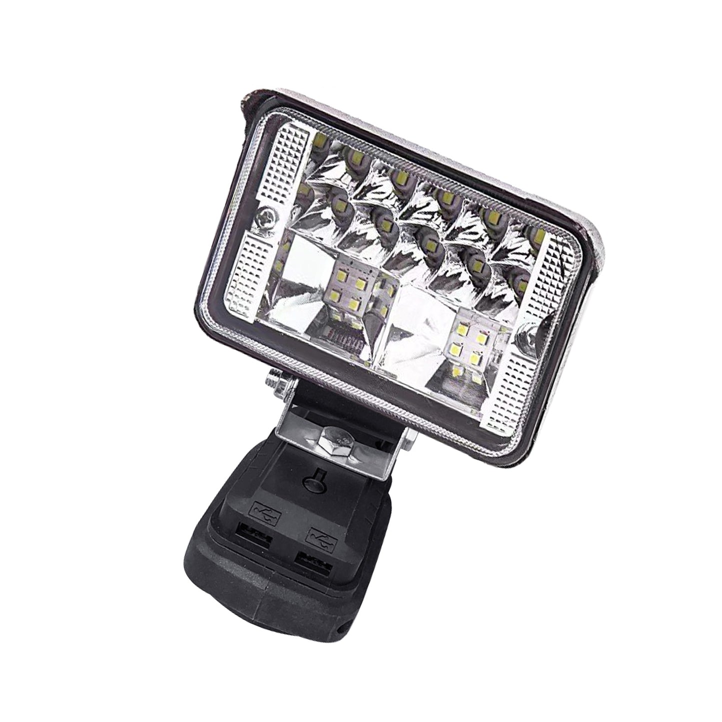 3in 18V LED Work Light Torch with 2x USB Ports Suitable For Makita Battery Camping/Flashlight