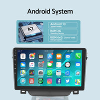 In-Dash Units 9" Touch Screen Stereo CarPlay Suitable For Toyota Corolla 2009-13