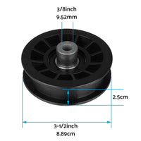 Flat Idler Pulley Suitable For Husqvarna Mowers YTH2242TF / YTH2242TDRF M17538H 194327
