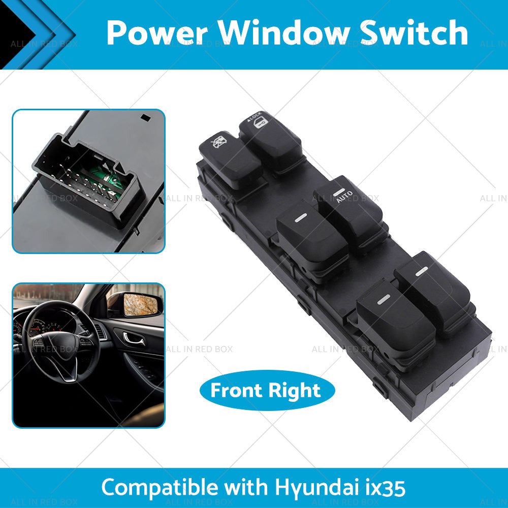 {{ Electric Window Switch Master Control Suitable For Hyundai IX35 2010-2017 RHD }} - Buy Car Parts Online at {{ Kaka Auto Parts }}.