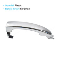 Full Set 4x Outer Door Handles Chrome Suitable For Ford FG Falcon G6/XT/XR6/XR8