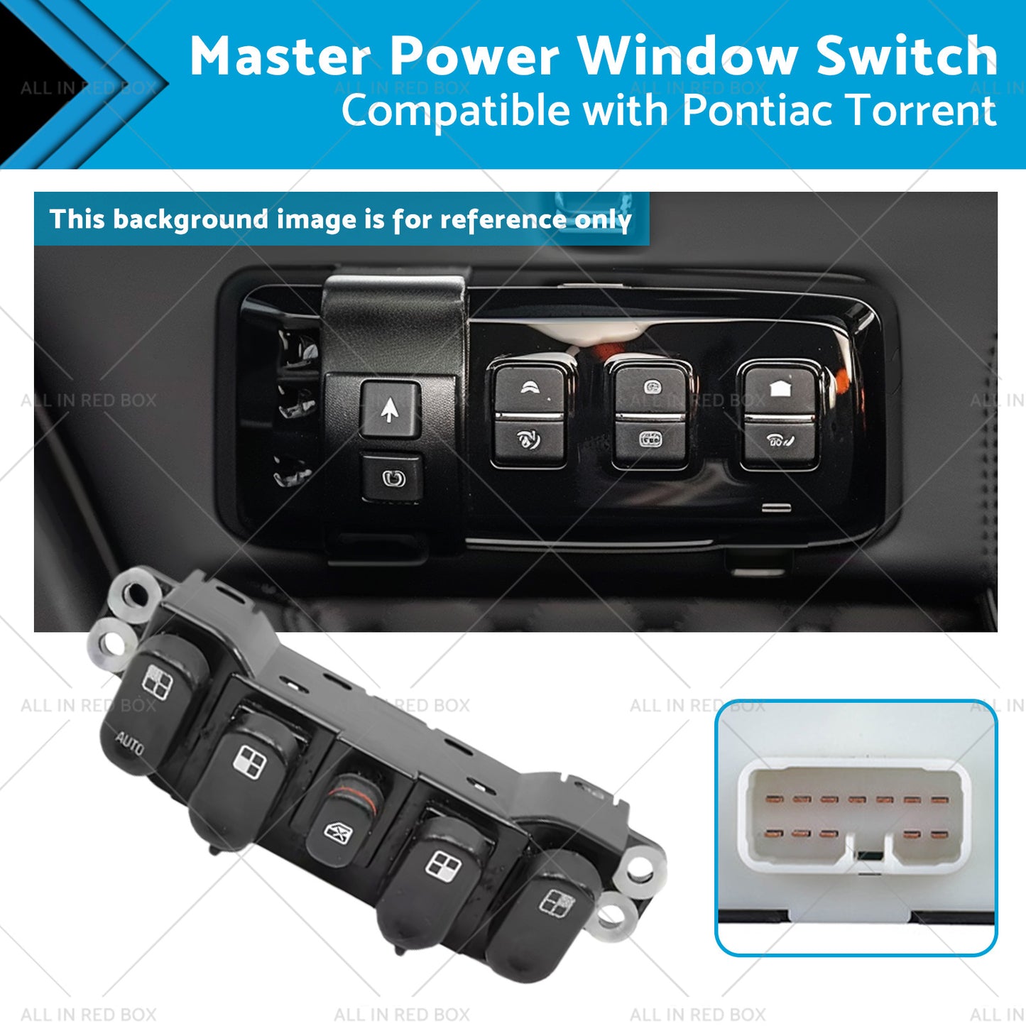 {{ Master Power Window Switch Suitable for Pontiac Torrent 06-09 22723794 1S13640 }} - Buy Car Parts Online at {{ Kaka Auto Parts }}.