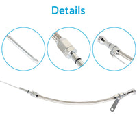 {{ ENGINE BRAIDED STAINLESS DIP STICK FOR HOLDEN COMMODORE LS VT VX VY VZ 5. 7L V8 }} - Buy Car Parts Online at {{ Kaka Auto Parts }}.