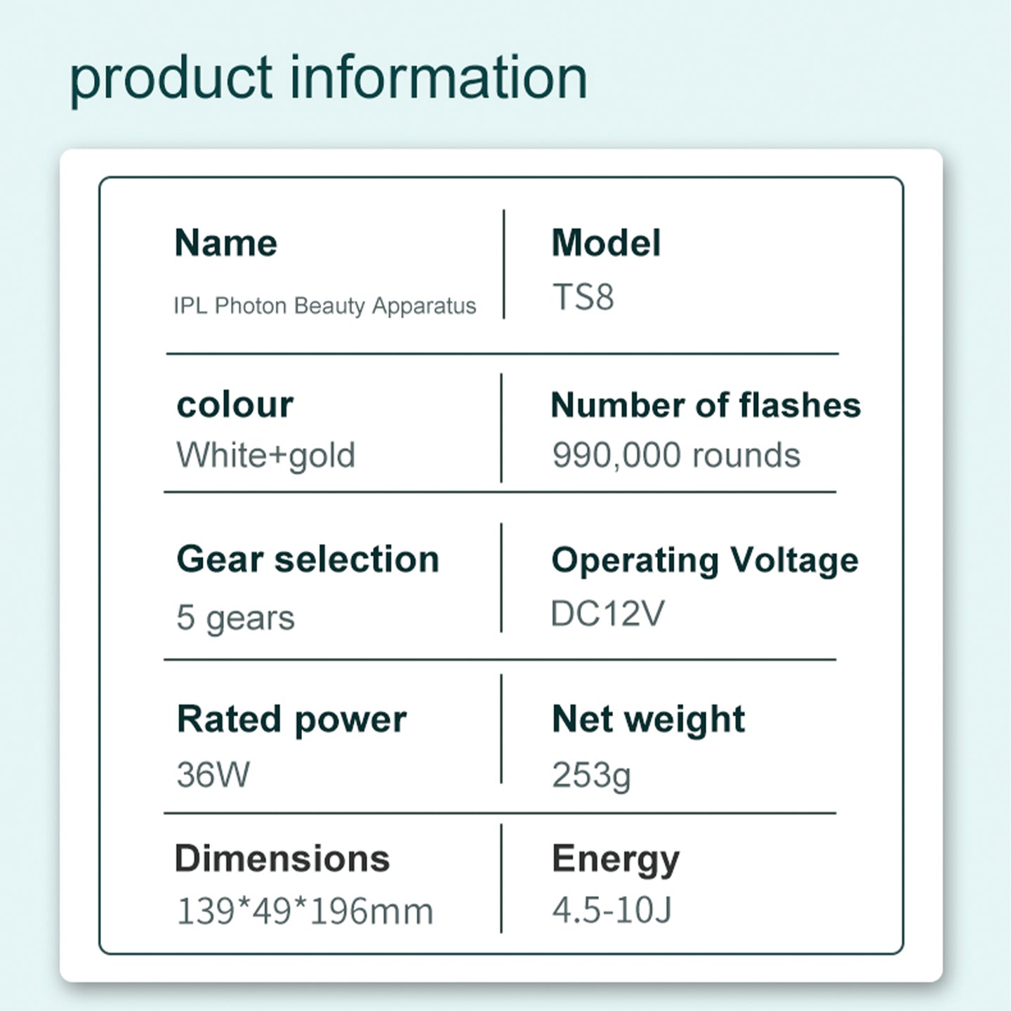 {{ IPL Hair Removal Machine Suitable For Home Use Gentle Long Lasting Hair Removal }} - Buy Car Parts Online at {{ Kaka Auto Parts }}.