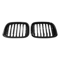 Front Bumper Grill Grille Suitable For BMW X3 G01 X4 G02 2018-2021 Gloss Black