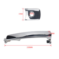 1x Front RH Exterior Door Handle Suitable For Nissan Murano Z50 3.5 VQ35DE 05-09