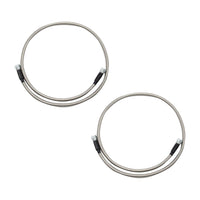 Stainless Steel Braided Transmission Cooler Hose Fitting Kit Suitable For 700R4 / TH350 / TH400