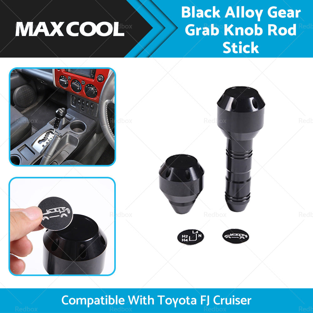 {{ Black Alloy Gear Grab Knob Rod Stick Suitable For Toyota FJ Cruiser 2007-2021 }} - Buy Car Parts Online at {{ Kaka Auto Parts }}.