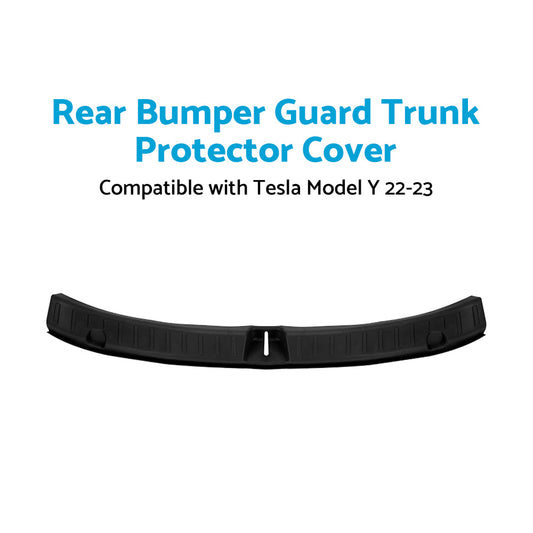 Rear Bumper Guard Trunk TPE Protector Cover Suitable For Tesla Model Y 22-23
