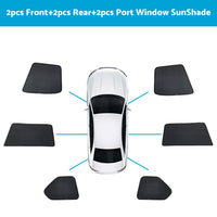 Magnetic Rear and Side Window Sun Shade Mesh Suitable For Toyota RAV4 2019-2023