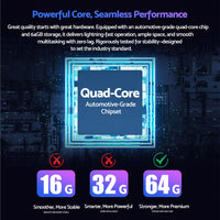 In-Dash Units 9" Touch Screen Stereo CarPlay Suitable For Toyota Corolla 2009-13