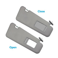 Right Side Sun Visor Gray With Vanity Light Suitable For Toyota Kluger Highlander 2008-2013