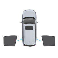 {{ 2x Triangular Window Magnetic Mesh Sunshades Suitable for Kia Carnival YP Series }} - Buy Car Parts Online at {{ Kaka Auto Parts }}.