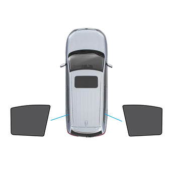 compare product 2x Triangular Window Magnetic Mesh Sunshades Suitable for Kia Carnival YP Series