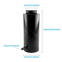 {{ 800ml Black Overflow Catch Tank Radiator Coolant Expansion Tank Bottle Header }} - Buy Car Parts Online at {{ Kaka Auto Parts }}.
