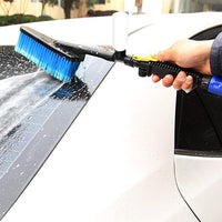 Car Cleaning Wash Brush Tool Long Handle Flow Switch Foam Bottle Professional