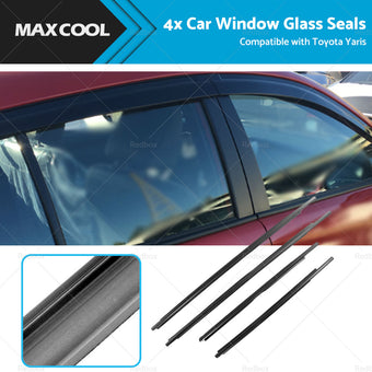 compare product 4x Car Window Glass Seal Weatherstrip Sweep Belt Suitable For Toyota Yaris 07-11