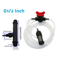Irrigation Venturi Fertilizer Injector Kit 1/2 & 3/4 Water Tube Switch Filter Suitable For Garden Systems