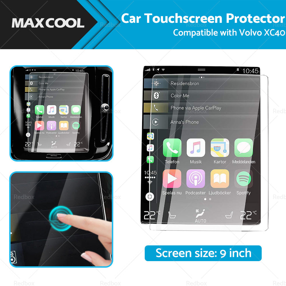 {{ Touchscreen Protector Car Tempered Glass Film 9inch Suitable For Volvo XC40 18-22 }} - Buy Car Parts Online at {{ Kaka Auto Parts }}.