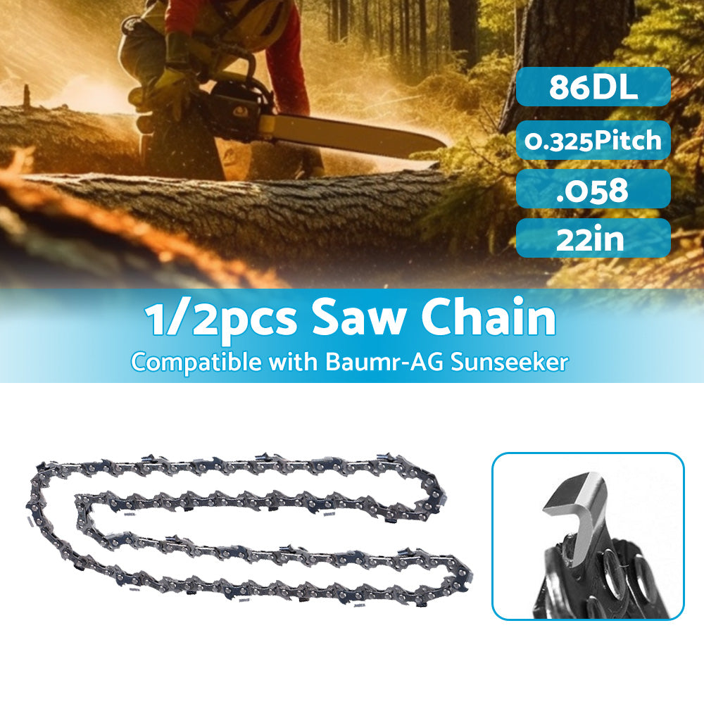 {{ 22  Chainsaw Chain 22inch 0. 325 . 058 86DL Suitable for Baumr-AG Sunseeker }} - Buy Car Parts Online at {{ Kaka Auto Parts }}.