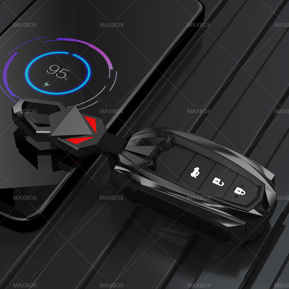 {{ Car Key Cover Silicone Alloy Key Case Protection Suitable for Toyota Vios Yaris }} - Buy Car Parts Online at {{ Kaka Auto Parts }}.