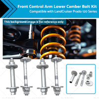 {{ Control Arm Lower Camber Bolt Kit Front Suitablefor LandCruiser Prado 120 Series }} - Buy Car Parts Online at {{ Kaka Auto Parts }}.