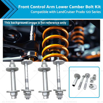 compare product Control Arm Lower Camber Bolt Kit Front Suitablefor LandCruiser Prado 120 Series