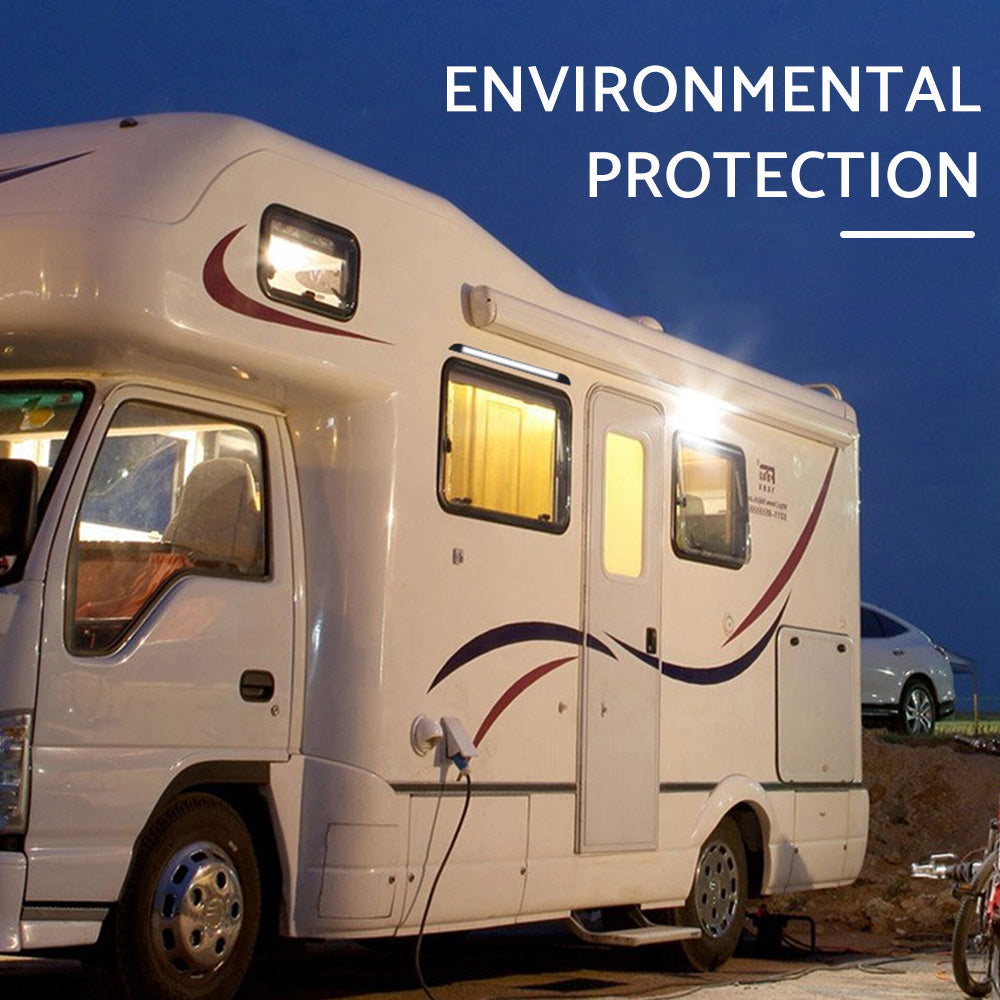 256mm 12V 9 LED Awning Light Touch Switch Strip Bar Caravan Camper Boat Marine