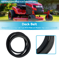 {{ Drive Belt Suitable For Selected 42 inch  46 inch  Cut MTD Ride on Mower 754-0468 954-0468 }} - Buy Car Parts Online at {{ Kaka Auto Parts }}.