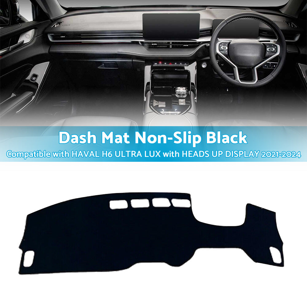 {{ Non-Slip Dash Mat For Haval H6 SUV ULTRA LUX with HEADS UP DISPLAY 6 or 2021-2022 }} - Buy Car Parts Online at {{ Kaka Auto Parts }}.