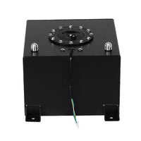20 Gallon 80 Litre Black Aluminum Fuel Cell With Sending Unit Suitable For Universal Automotive Applications