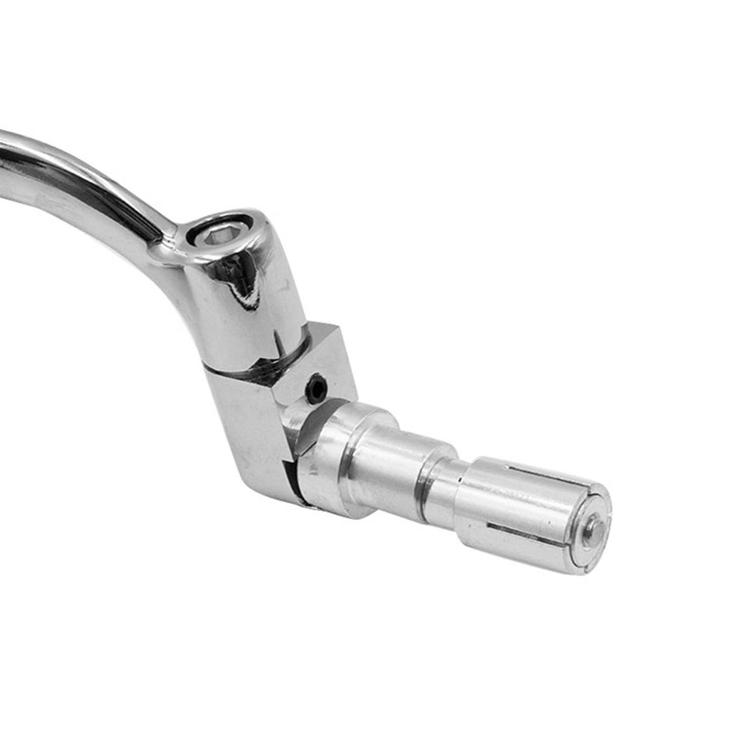 Chrome Round Rearview Bar End Mirror Suitable For Motorcycle / Chopper / Racer