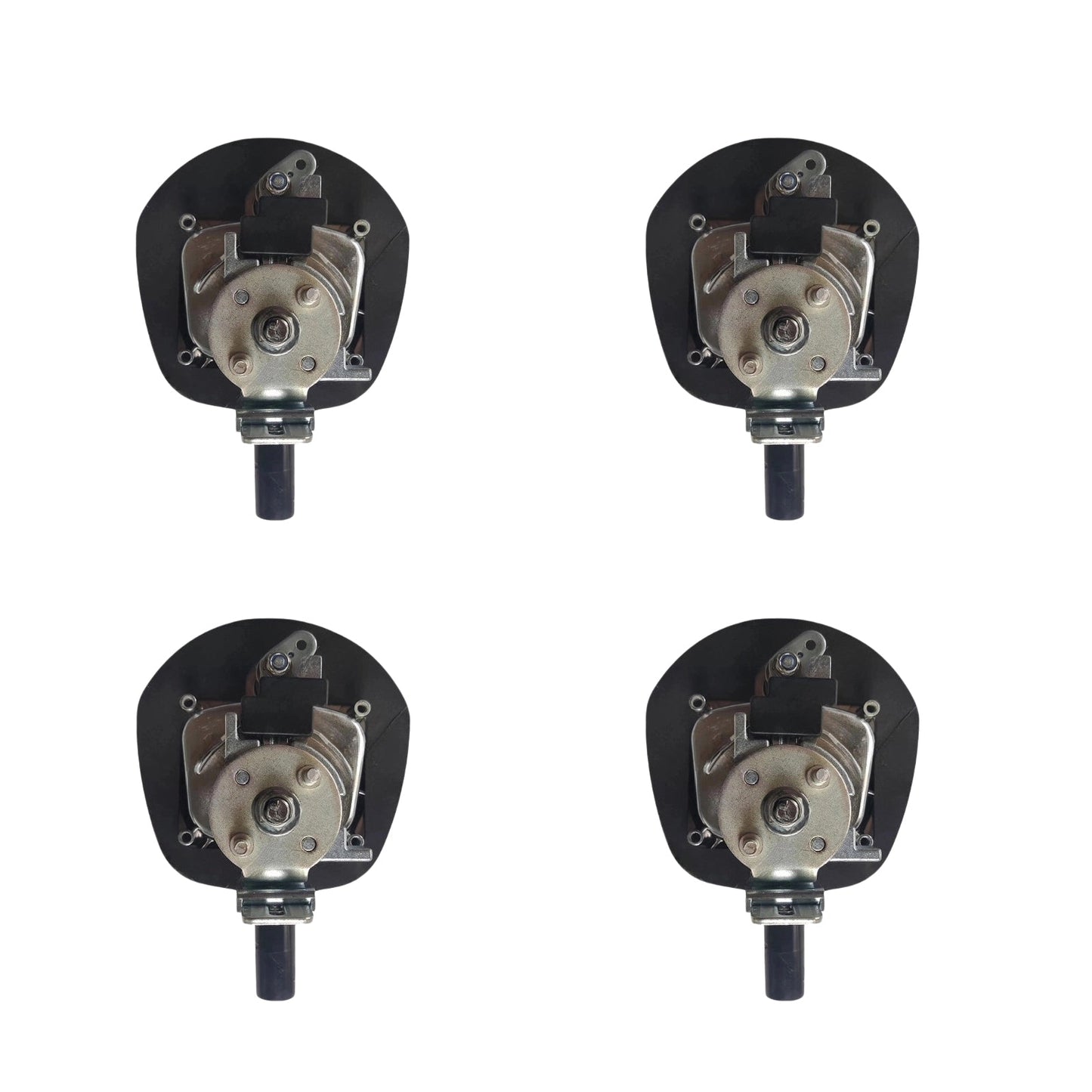 4x Chrome Power Operated Recessed Folding Whale Tail T-Lock Handle Suitable For Toolbox