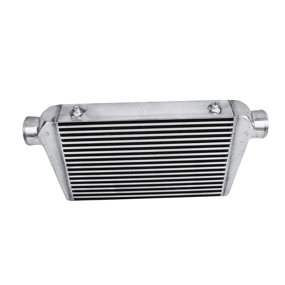 3 Inch Universal Aluminum Intercooler Turbo Bar Plate Front Mount FMIC 450x300x76mm