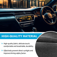 Non-Slip Dash Mat Suitable For LDV D90 SV9A 2017-2022 Black Dashboard Cover