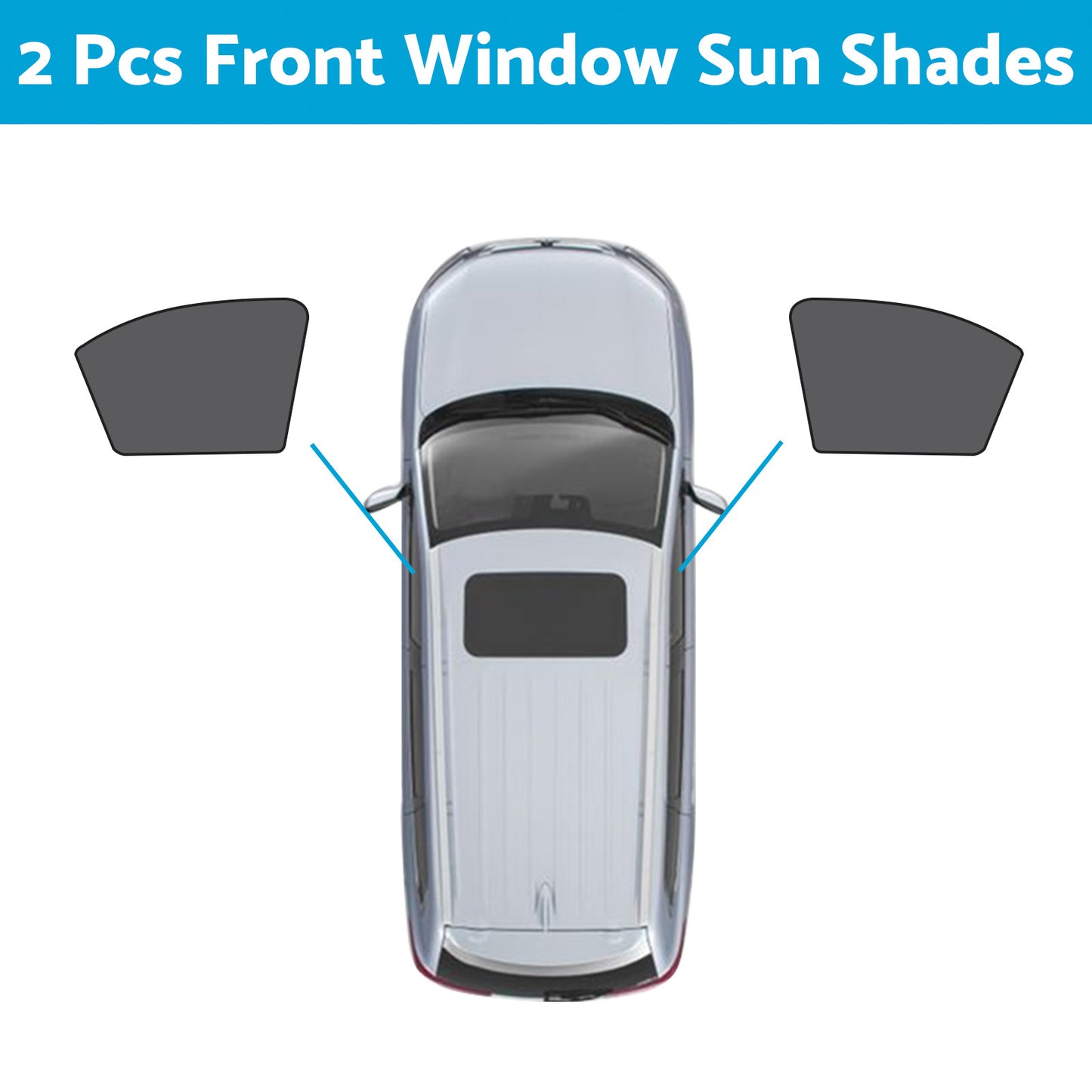 Magnetic Window Mesh Sun Blind Shade Suitable For MG ZS / ZST / ZS EV 2018-2023