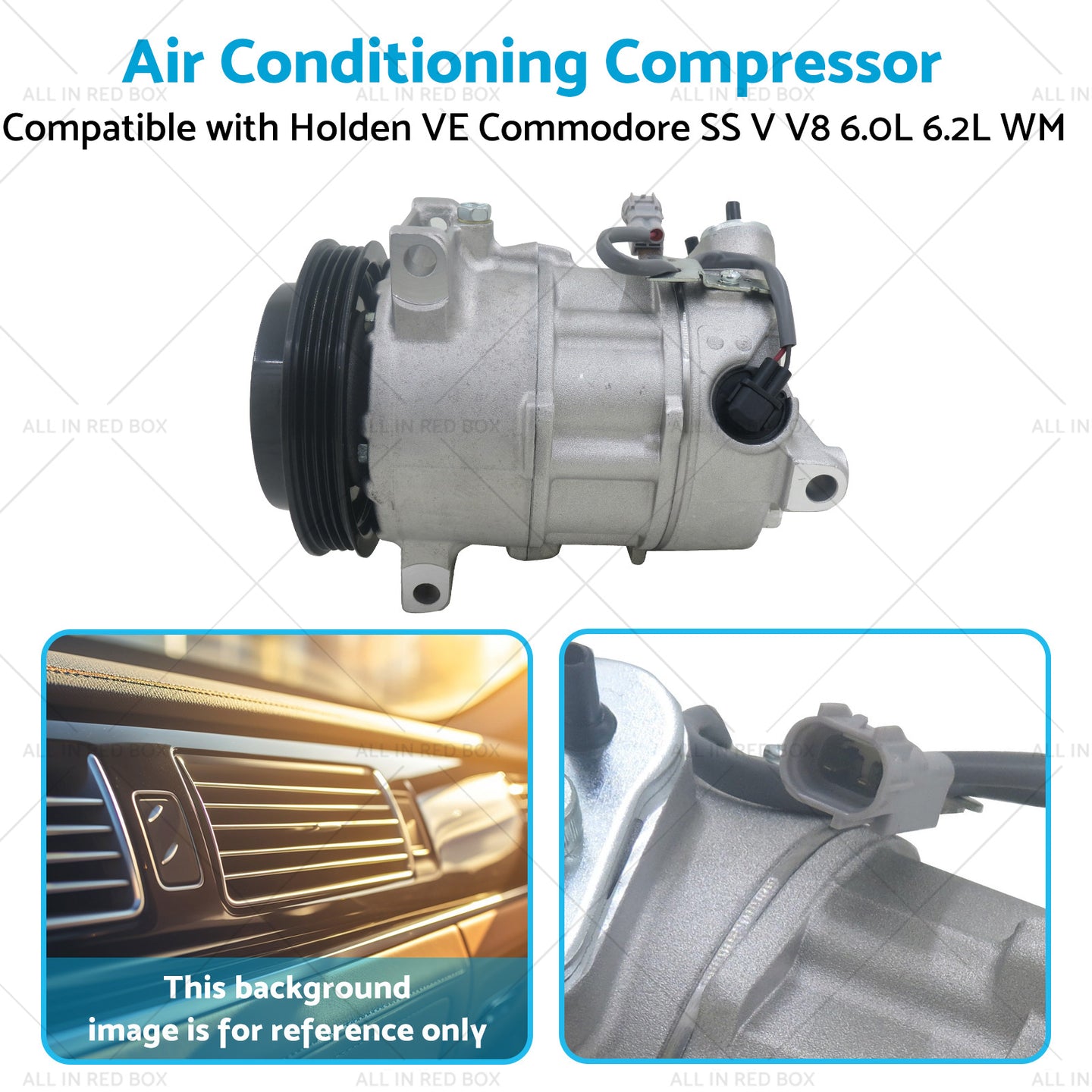 {{ Air Conditioning Compressor Suitablefor Holden VE Commodore SS V V8 6. 0L 6. 2L WM }} - Buy Car Parts Online at {{ Kaka Auto Parts }}.