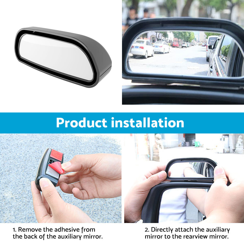 {{ Pair Car Side Blind Spot Mirror Adjust Wide Angle Rear View HD Auxiliary Parking }} - Buy Car Parts Online at {{ Kaka Auto Parts }}.