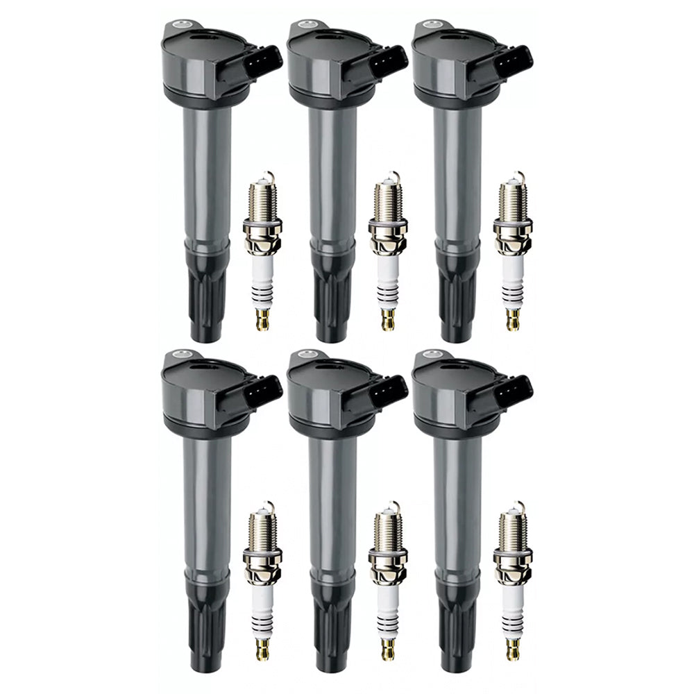 6x Ignition Coils & Iridium Plugs Suitable for Toyota Aurion/Kluger 3.5L