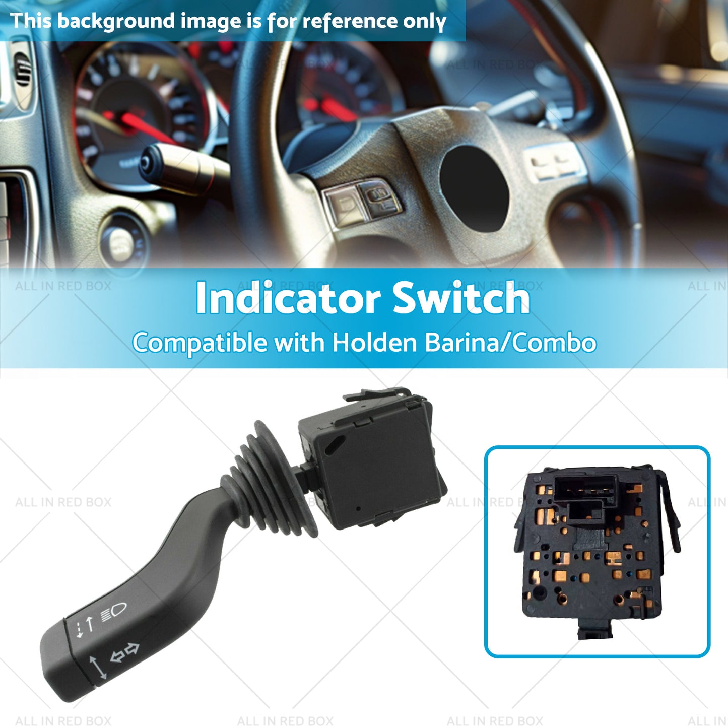 {{ Indicator Switch Suitable For Holden XC Barina 2001-2011 Without Cruise Control }} - Buy Car Parts Online at {{ Kaka Auto Parts }}.