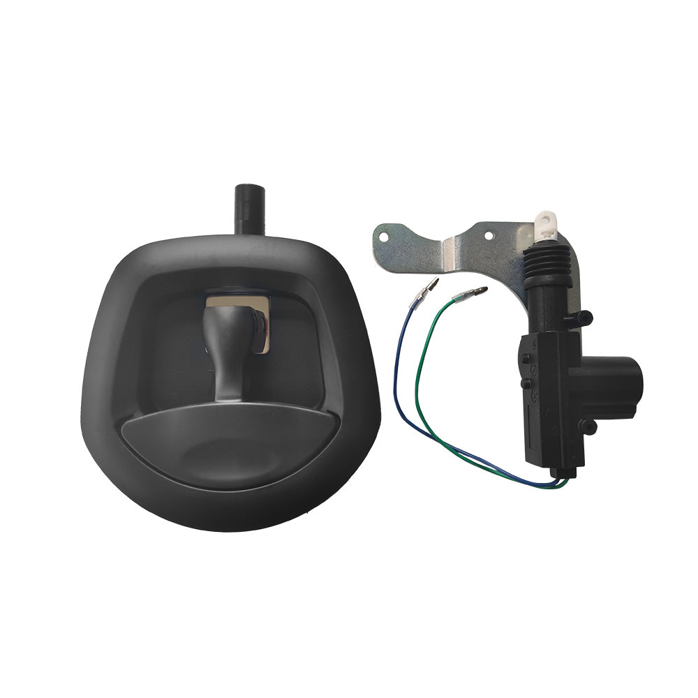 4x Power Operated Whale Tail T-Handle Folding Lock Suitable For Trailer Canopy Black DC 12V