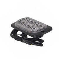 10x Amber & White LED Car Emergency Beacon Warning Strobe Lights Flashing Hazard